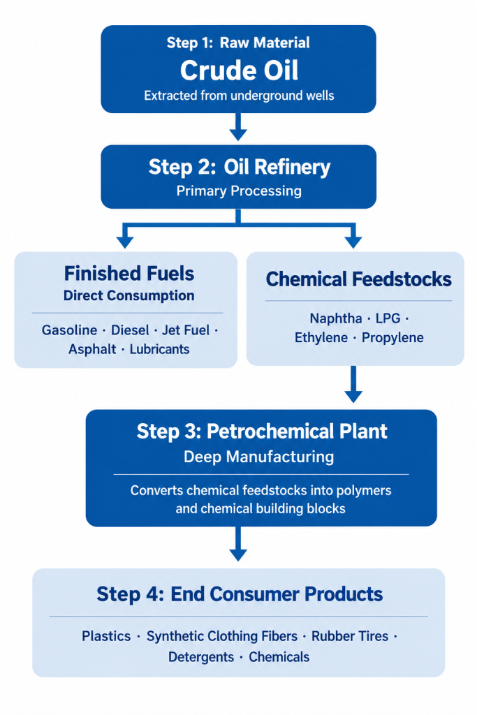How a Refinery and Petrochemical Plant Work Together